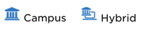 Campus & Hybrid Icons